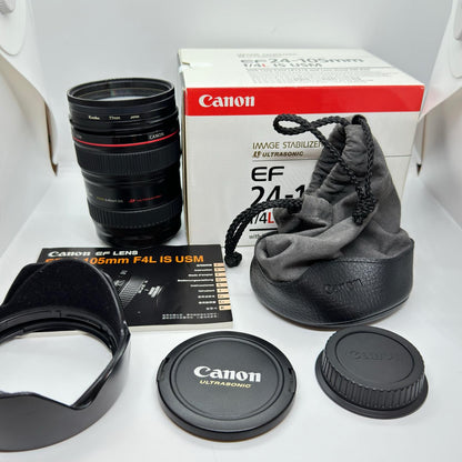 【全額返金保証】【最速発送】 EF 24-105mm F4 L IS USM 動作確認済