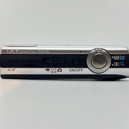 【全額返金保証】【最速発送】 コンパクトデジタルカメラ IXY DIGITAL 910 IS シルバー 動作確認済
