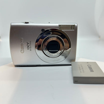 【全額返金保証】【最速発送】 コンパクトデジタルカメラ IXY DIGITAL 910 IS シルバー 動作確認済