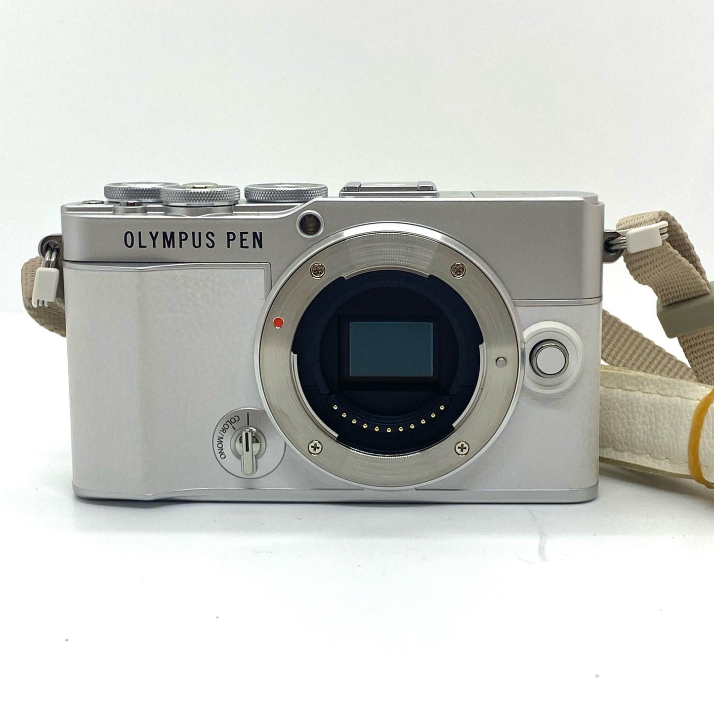 【全額返金保証】【最速発送】 デジタル一眼 OLYMPUS PEN E-P7 ボディ [ホワイト] 美品 動作確認済