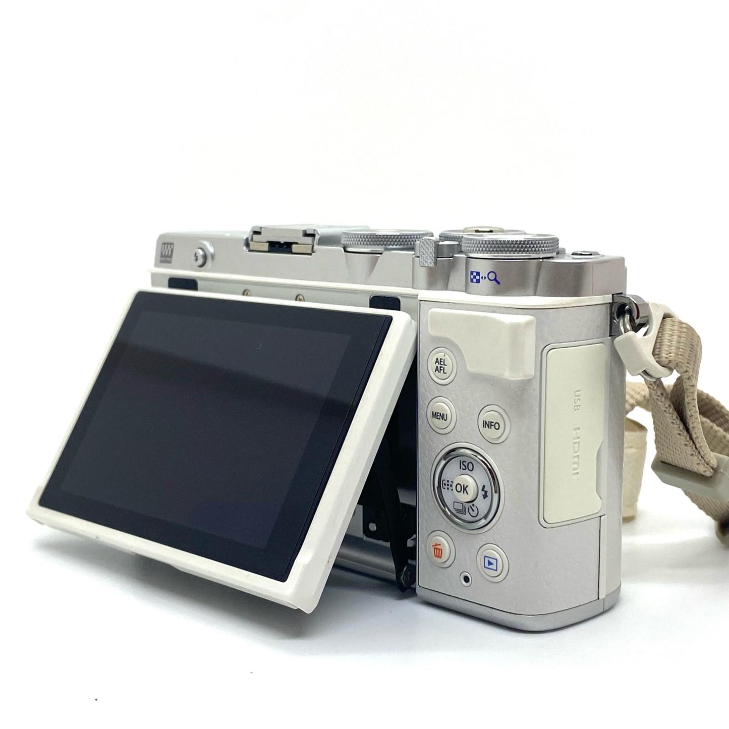 【全額返金保証】【最速発送】 デジタル一眼 OLYMPUS PEN E-P7 ボディ [ホワイト] 美品 動作確認済