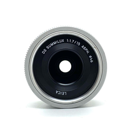 【全額返金保証】【最速発送】 LEICA DG SUMMILUX 15mm/F1.7 ASPH. H-X015 動作確認済