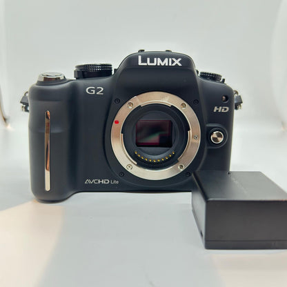 【全額返金保証】【最速発送】 デジタル一眼 LUMIX DMC-G2 ボディ 動作確認済