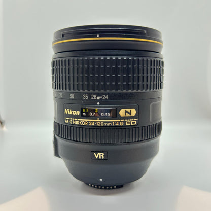 【全額返金保証】【最速発送】 AF-S NIKKOR 24-120mm f/4G ED VR 美品 動作確認済