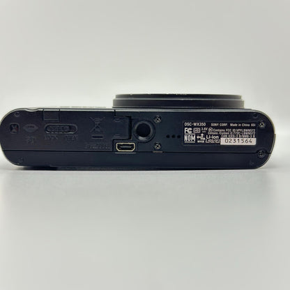 【全額返金保証】【最速発送】 コンパクトデジタルカメラ サイバーショット DSC-WX350 動作確認済
