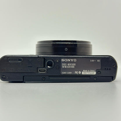 【全額返金保証】【最速発送】 コンパクトデジタルカメラ サイバーショット DSC-WX500 動作確認済