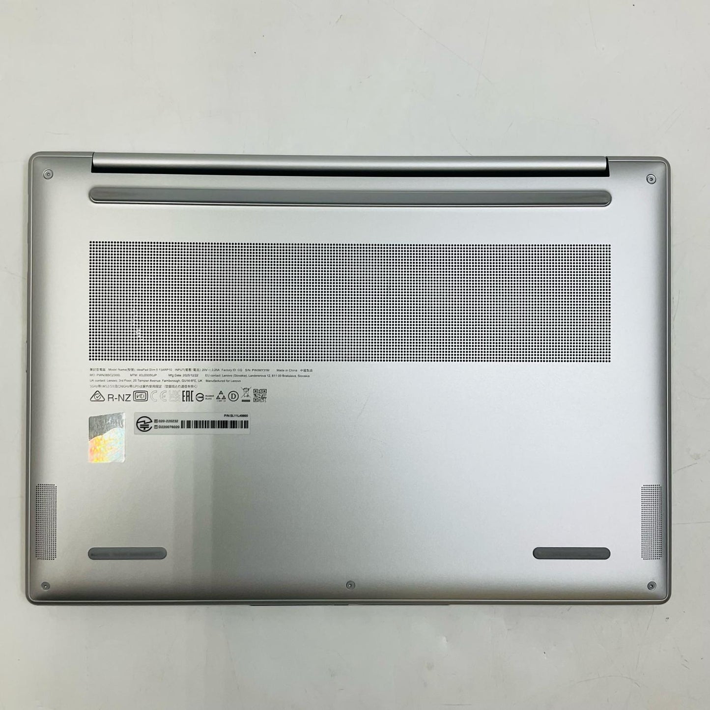 【全額返金保証】【最速発送】Lenovo IDEAPAD 83J20050JP Ryzen 5 7535HS 3.30GHz 16GB M.2 SSD 512GB 96.7% 美品 動作確認済