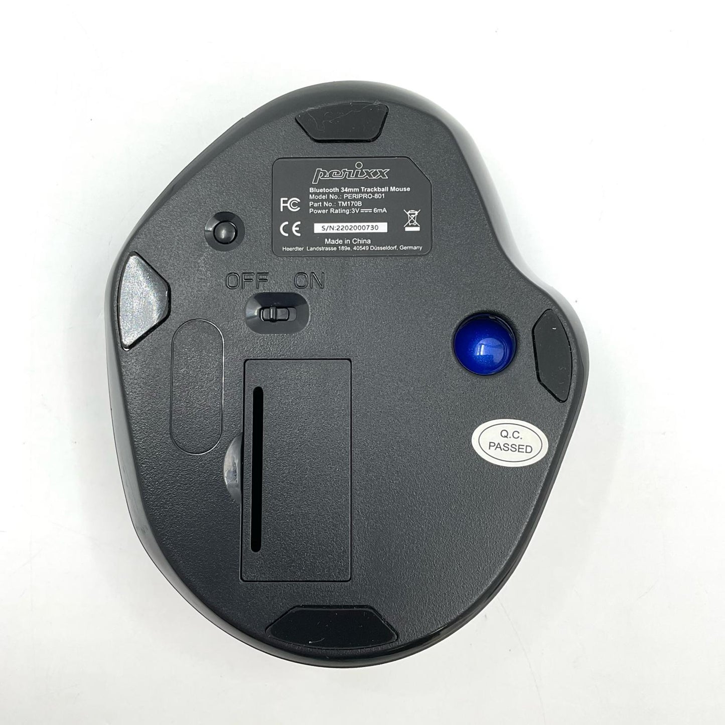 【全額返金保証】【最速発送】Penixx トラックボールマウス ワイヤレス PERIPRO-801 超美品 動作確認済