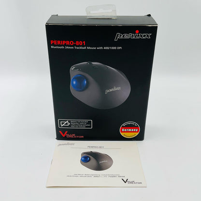 【全額返金保証】【最速発送】Penixx トラックボールマウス ワイヤレス PERIPRO-801 超美品 動作確認済