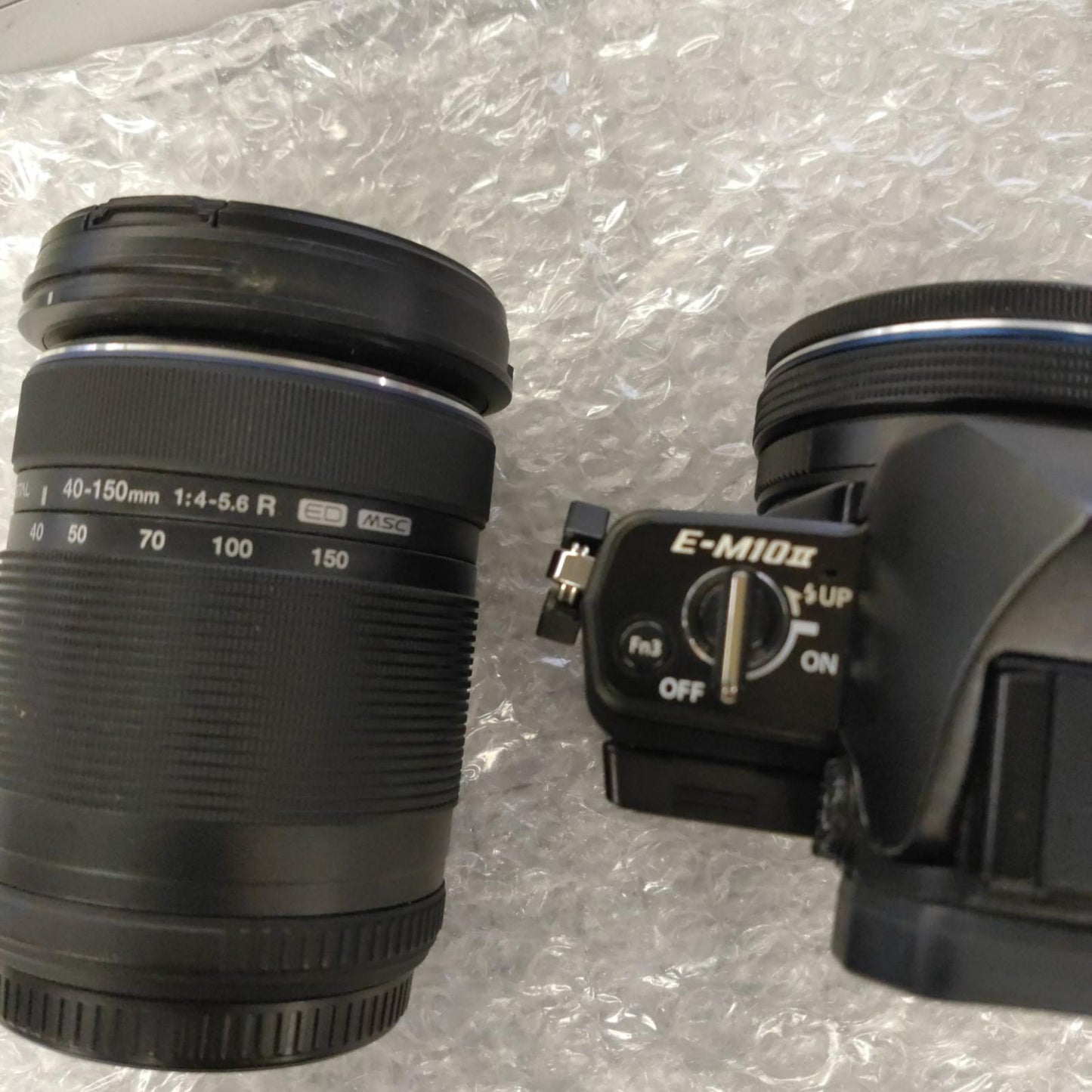 【全額返金保証】【最速発送】OLYMPUS デジタル一眼 OM-D E-M10 Mark II EZダブルズームキット ブラック 美品 動作確認済