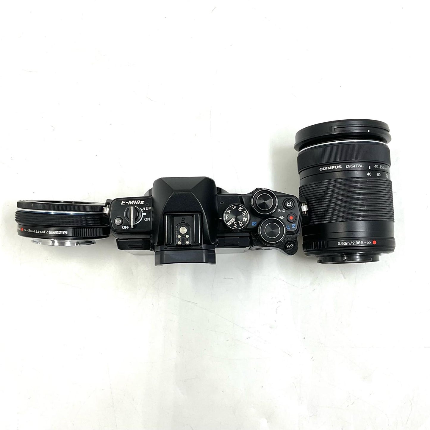 【全額返金保証】【最速発送】OLYMPUS デジタル一眼 OM-D E-M10 Mark II EZダブルズームキット ブラック 動作確認済