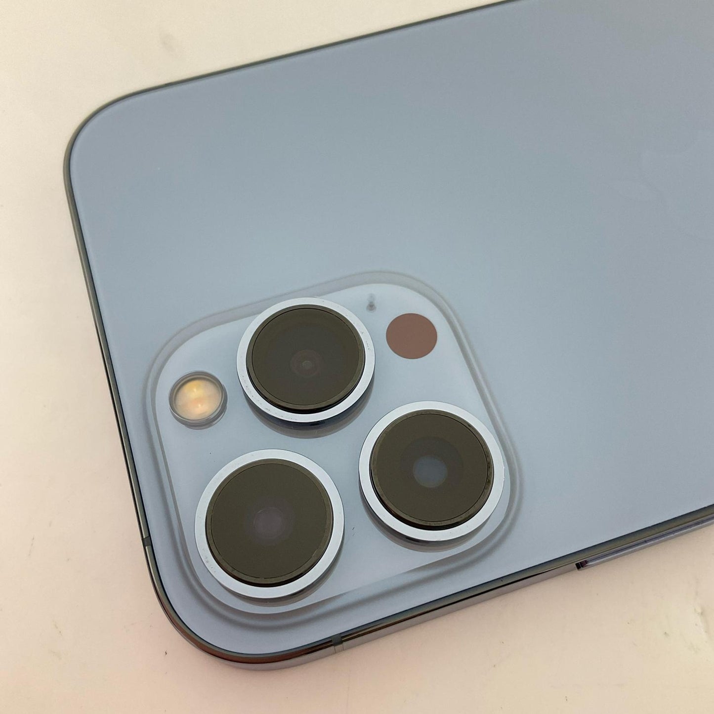 【全額返金保証】【最速発送】Apple iPhone 13 Pro Max 128GB シエラブルー au SIMフリー 白ロム 動作確認済 100%