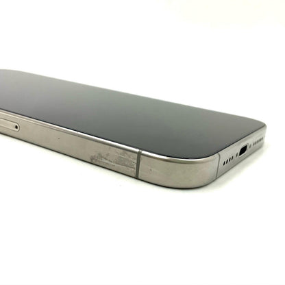 【全額返金保証】【最速発送】Apple iPhone iPhone 15 Pro Max 256GB ナチュラルチタニウム au 白ロム 美品 動作確認済 99%
