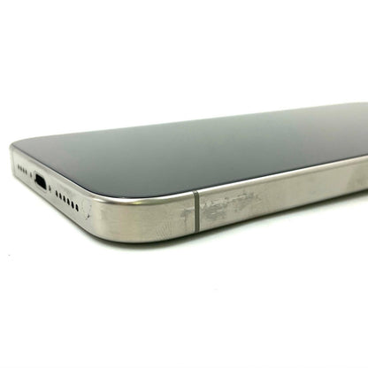 【全額返金保証】【最速発送】Apple iPhone iPhone 15 Pro Max 256GB ナチュラルチタニウム au 白ロム 美品 動作確認済 99%