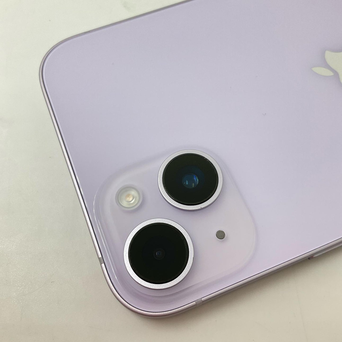 【全額返金保証】【最速発送】Apple iPhone iPhone 14 Plus 128GB パープル au SIMフリー 白ロム 動作確認済 100%