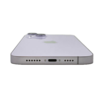 【全額返金保証】【最速発送】Apple iPhone iPhone 14 Plus 128GB パープル au SIMフリー 白ロム 動作確認済 100%