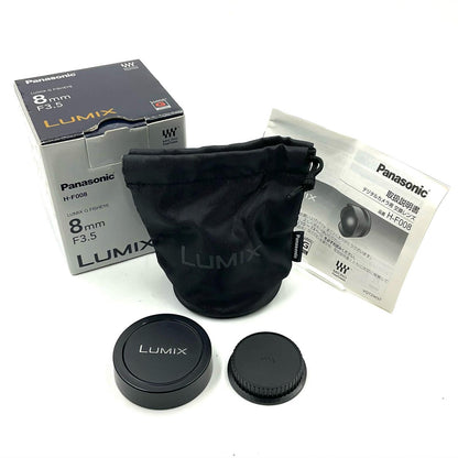 【最速発送】Panasonic LUMIX G FISHEYE 8mm F3.5 H-F008【難有】