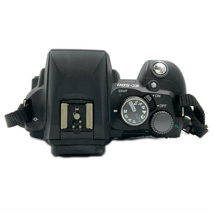 【全額返金保証】【最速発送】OLYMPUS デジタル一眼 E-500 ボディ ブラック 動作確認済