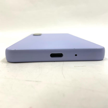 【全額返金保証】【最速発送】Sony Xperia 10 V 128GB ラベンダー au SOG11 白ロム 動作確認済