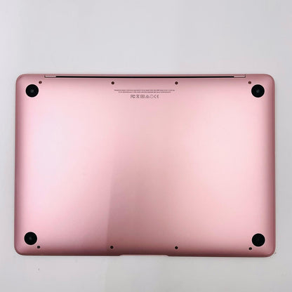 【全額返金保証】【最速発送】Apple MacBook 12インチ 2017 1.2GHz デュアルコア Intel Core m3 8GB 256GB ローズゴールド 動作確認済