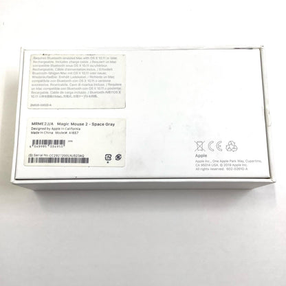【全額返金保証】【最速発送】Apple Magic Mouse 2 MRME2J/A A1657 美品 動作確認済