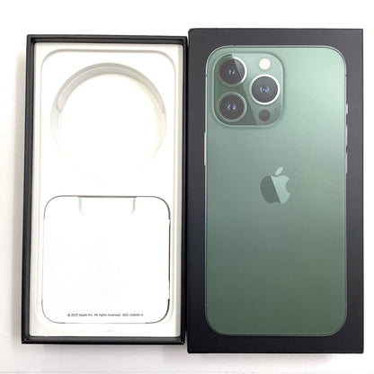 【全額返金保証】【最速発送】Apple iPhone iPhone 13 Pro 128GB アルパイングリーン Softbank 白ロム 動作確認済 75%