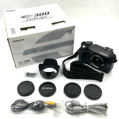 【最速発送】OLYMPUS デジタル一眼 E-300 レンズセット ブラック【難有】