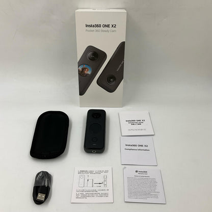 【全額返金保証】【最速発送】Insta360 ONE X2 [ブラック] 美品 動作確認済
