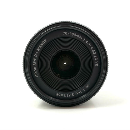 【全額返金保証】【最速発送】Nikon AF-P DX NIKKOR 70-300mm f/4.5-6.3G ED VR 美品 動作確認済