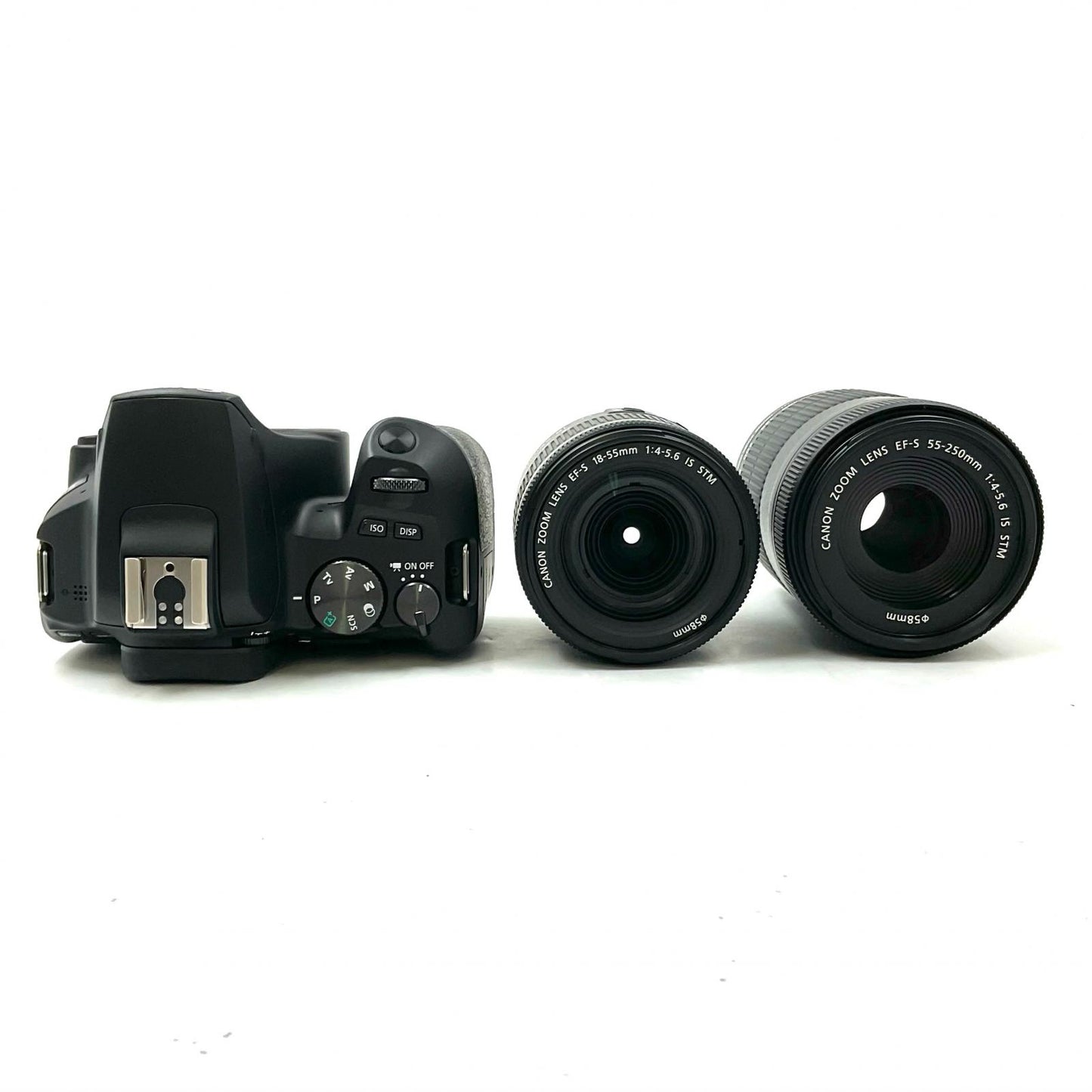 【全額返金保証】【最速発送】Canon デジタル一眼 EOS Kiss X10 ダブルズームキット ブラック 美品 動作確認済