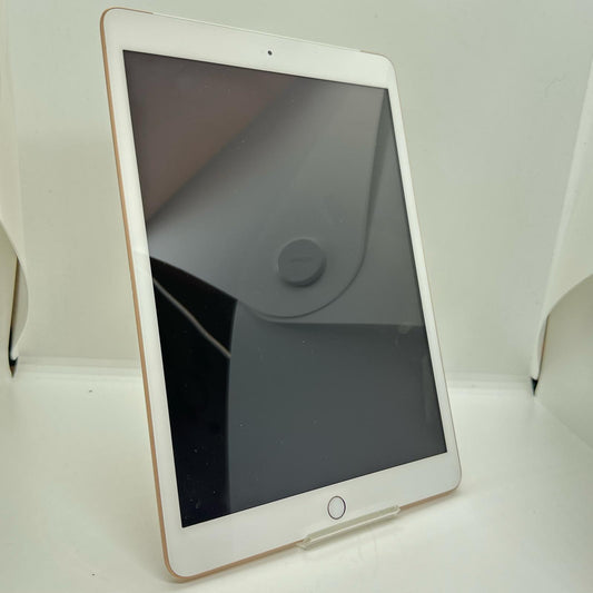 【全額返金保証】【最速発送】Apple iPad 10.2インチ 第7世代 32GB ゴールド WiFi+Cellular au SIMフリー 白ロム 動作確認済
