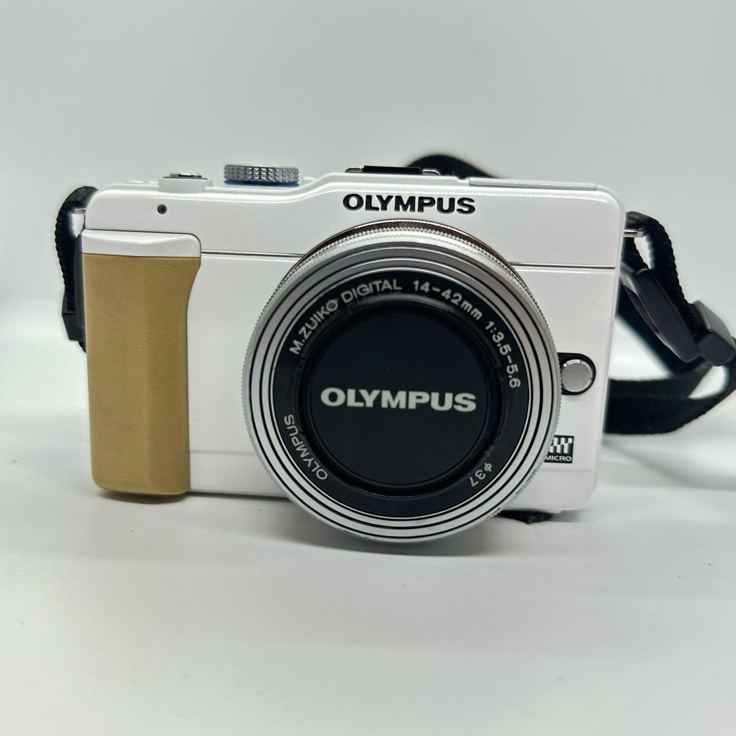 【全額返金保証】【最速発送】OLYMPUS デジタル一眼 オリンパス・ペン Lite E-PL1s レンズキット ホワイト 動作確認済