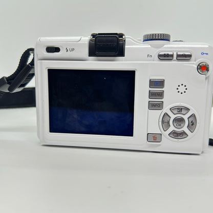 【全額返金保証】【最速発送】OLYMPUS デジタル一眼 オリンパス・ペン Lite E-PL1s レンズキット ホワイト 動作確認済