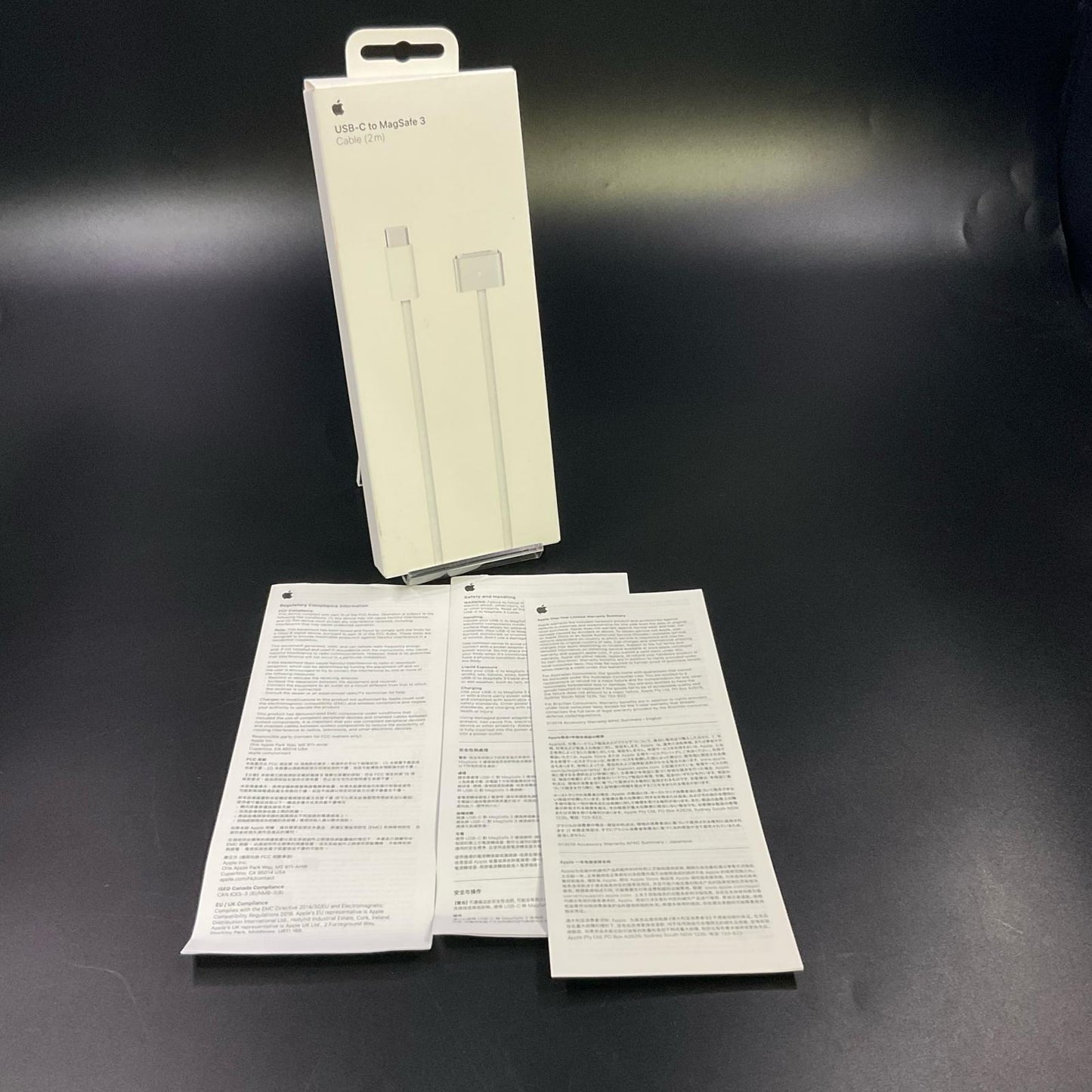 【全額返金保証】【最速発送】Apple USB-C - MagSafe 3ケーブル（2 m）- シルバー MW613FE/A 美品 動作確認済