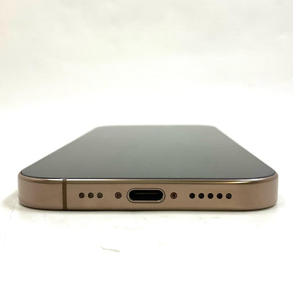 【全額返金保証】【最速発送】Apple iPhone iPhone 16 Pro 128GB デザートチタニウム SIMフリー 白ロム 美品 動作確認済 90%