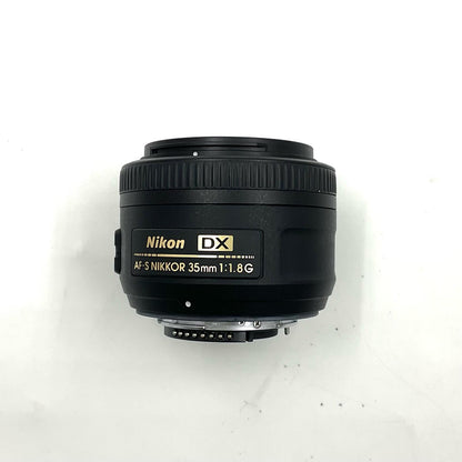【全額返金保証】【最速発送】Nikon AF-S DX NIKKOR 35mm f/1.8G 美品 動作確認済