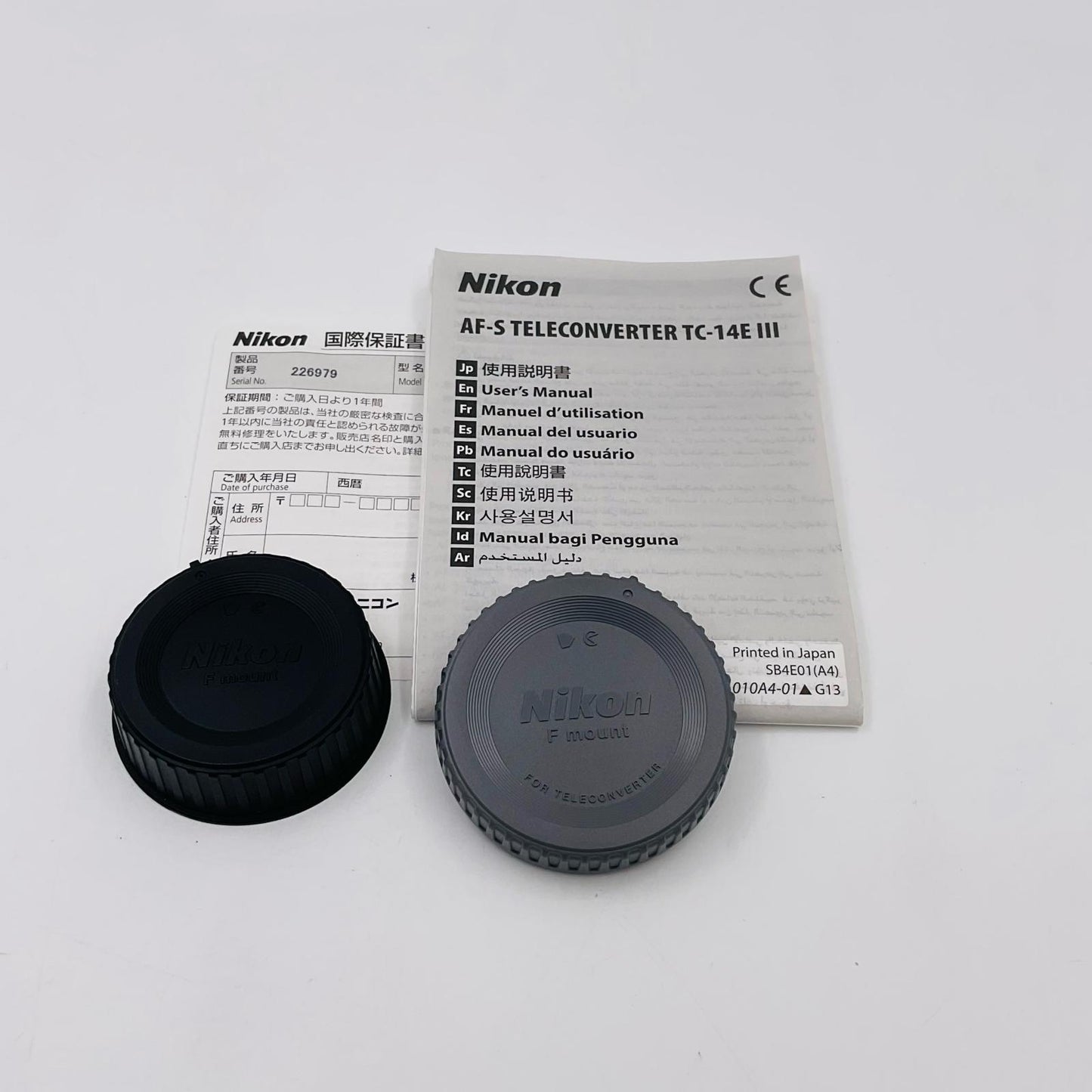 【全額返金保証】【最速発送】Nikon AF-S TELECONVERTER TC-14E III 超美品 動作確認済