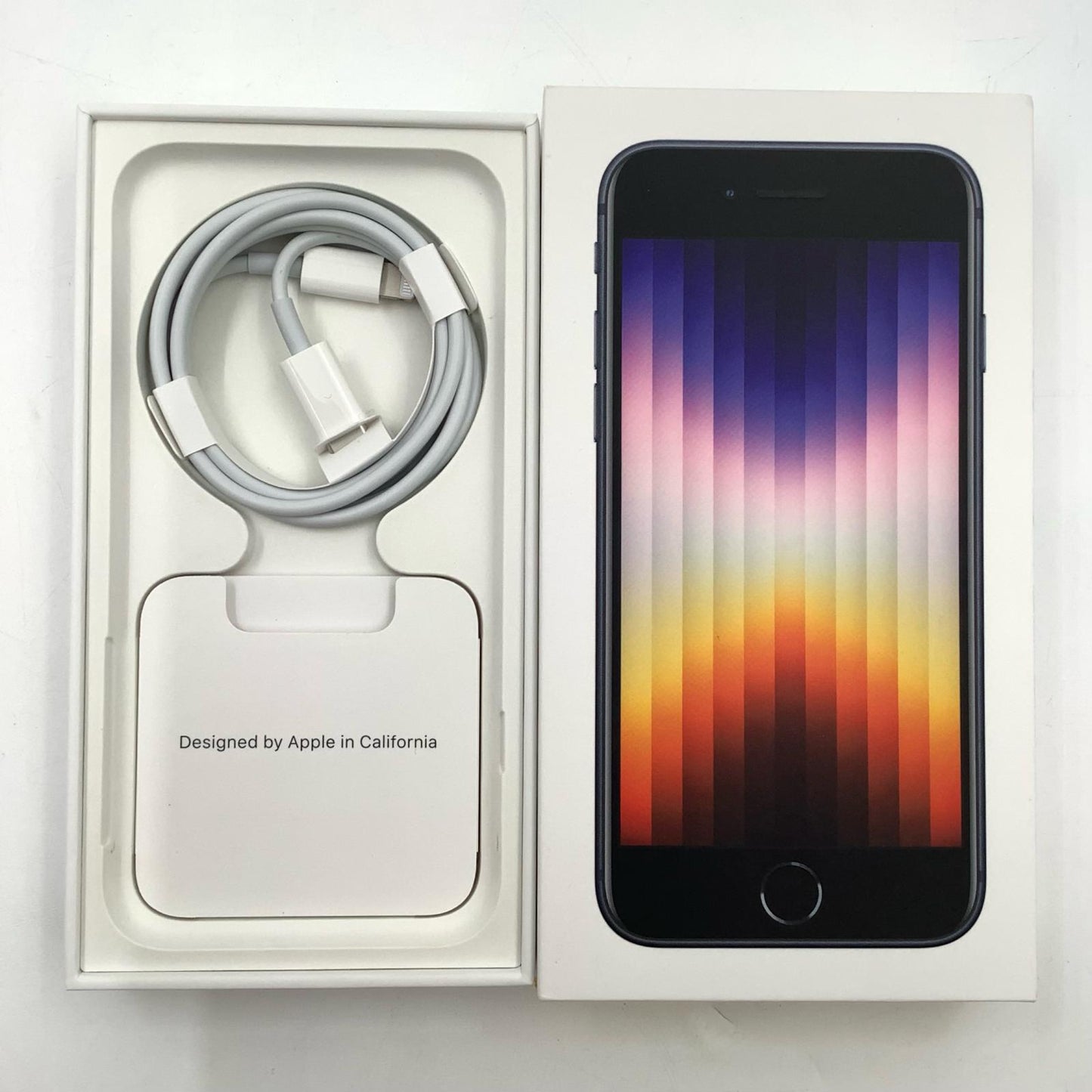 【全額返金保証】【最速発送】Apple iPhone iPhone SE（第3世代） 128GB ミッドナイト Softbank SIMフリー 白ロム 美品 動作確認済 84%
