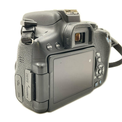【全額返金保証】【最速発送】Canon デジタル一眼 EOS Kiss X8i ボディ ブラック 美品 動作確認済