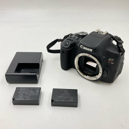【全額返金保証】【最速発送】Canon デジタル一眼 EOS Kiss X8i ボディ ブラック 美品 動作確認済