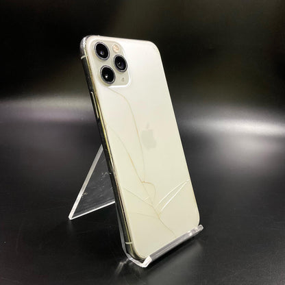 【最速発送】Apple iPhone iPhone Pro 11 64GB シルバー Softbank 白ロム【難有】 62%