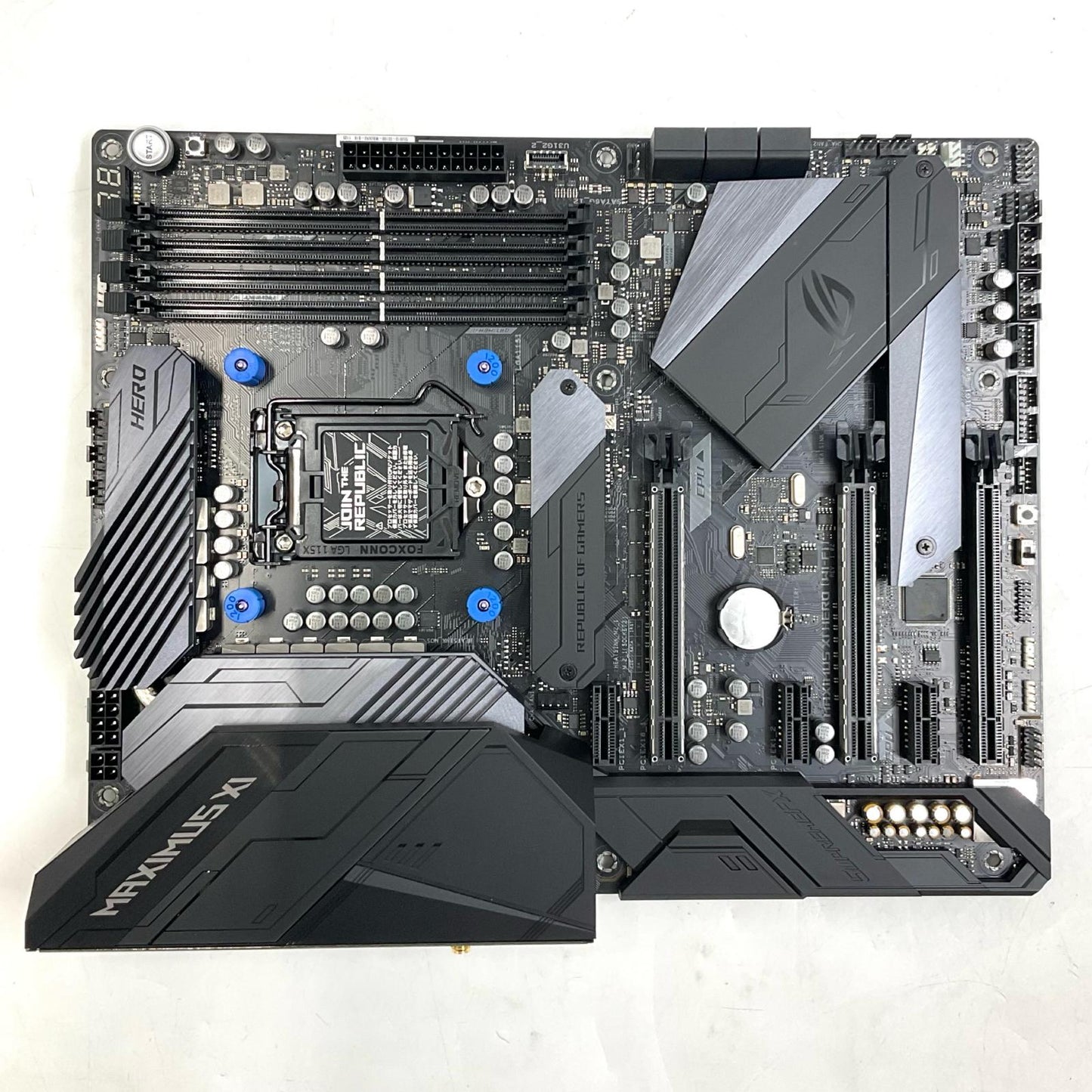 【全額返金保証】【最速発送】ASUS マザーボード INTEL Z390 ATX マザーボード ROG MAXIMUS XI HERO (WI-FI) 美品 動作確認済