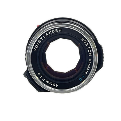 【全額返金保証】【最速発送】コシナ フォクトレンダー NOKTON classic S・C 40mm F1.4 超美品 動作確認済