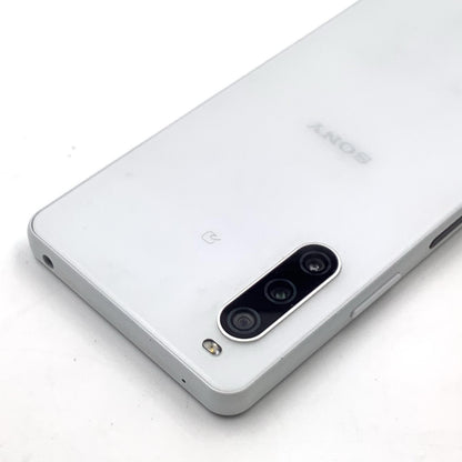 【最速発送】Sony Xperia 10 IV 128GB ホワイト系 docomo SIMフリー SO-52C 白ロム【難有】