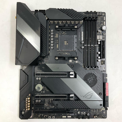 【全額返金保証】【最速発送】ASUS マザーボード AMD AM4 ATXマザーボード ROG CROSSHAIR VIII HERO (WI-FI) 美品 動作確認済