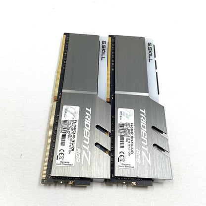 【全額返金保証】【最速発送】G.Skill メモリ DDR4 PC4-21300 8GB 2枚組 F4-2666C18D-16GTZR 美品 動作確認済
