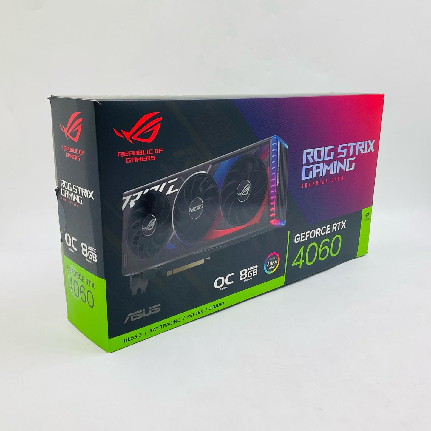 【全額返金保証】【最速発送】ASUS グラフィックボード NVIDIA GeForce RTX 4060 ROG-STRIX-RTX4060-O8G-GAMING [PCIExp 8GB] 美品 動作確認済