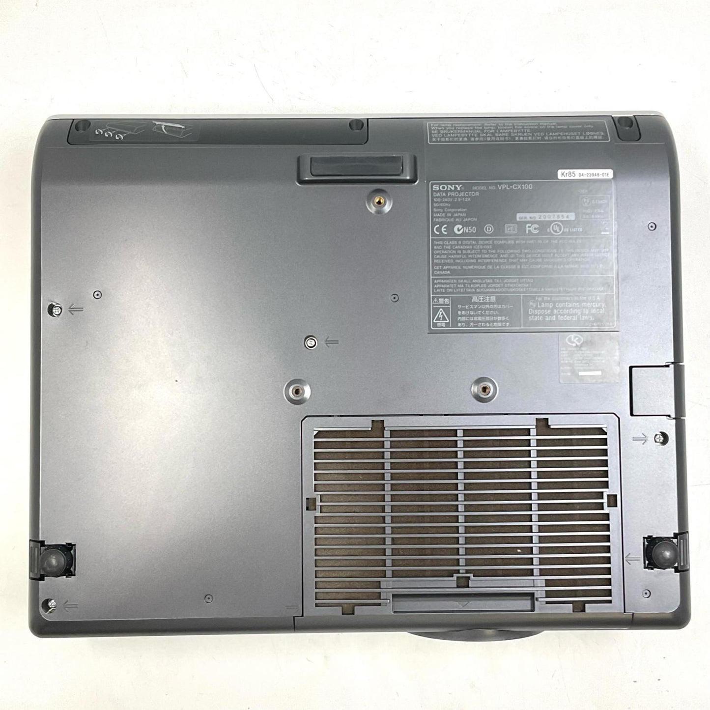 【全額返金保証】【最速発送】Sony プロジェクター VPL-CX100 動作確認済