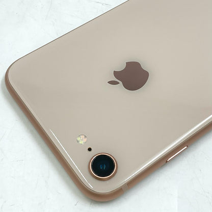【全額返金保証】【最速発送】Apple iPhone iPhone 8 64GB ゴールド au SIMフリー 白ロム 美品 動作確認済 84%
