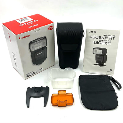 【全額返金保証】【最速発送】Canon スピードライト 430EX III-RT 美品 動作確認済